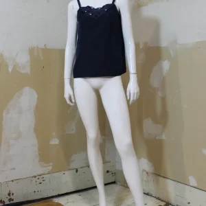 Camisole déshabillée marine