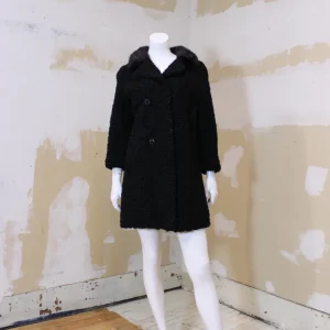 Manteau de mouton perse noir