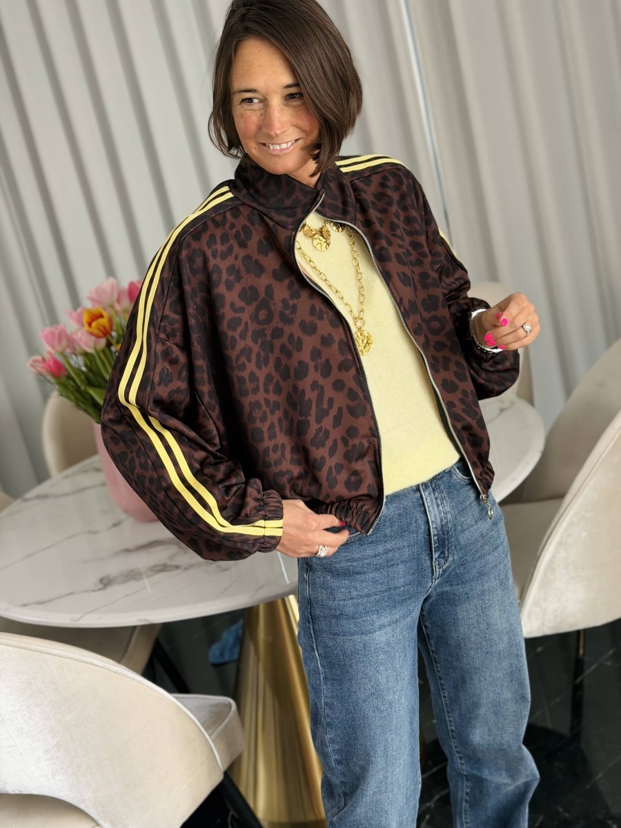 Veste KIM Léopard Jaune – Image 3