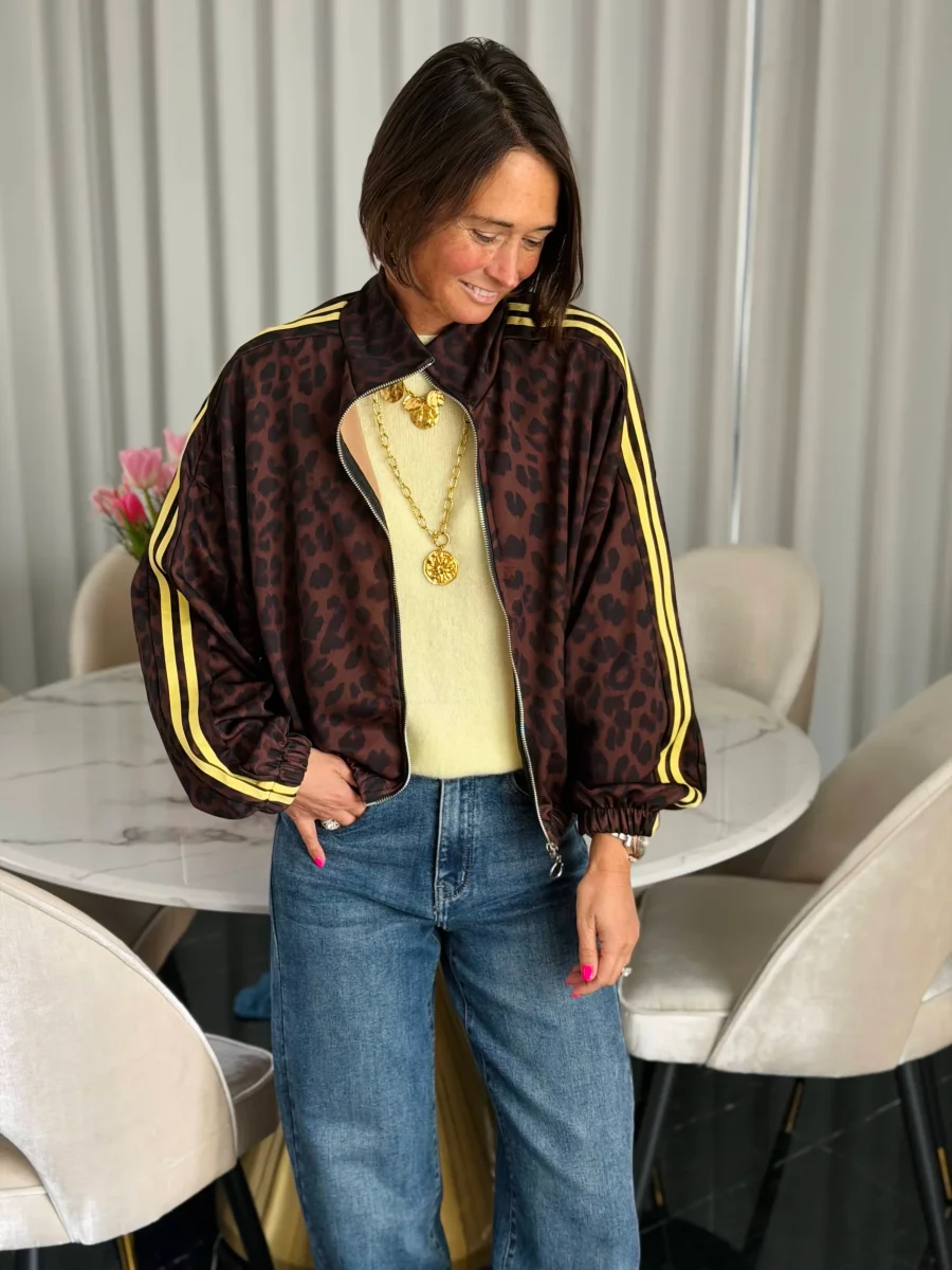 Veste KIM Léopard Jaune – Image 7