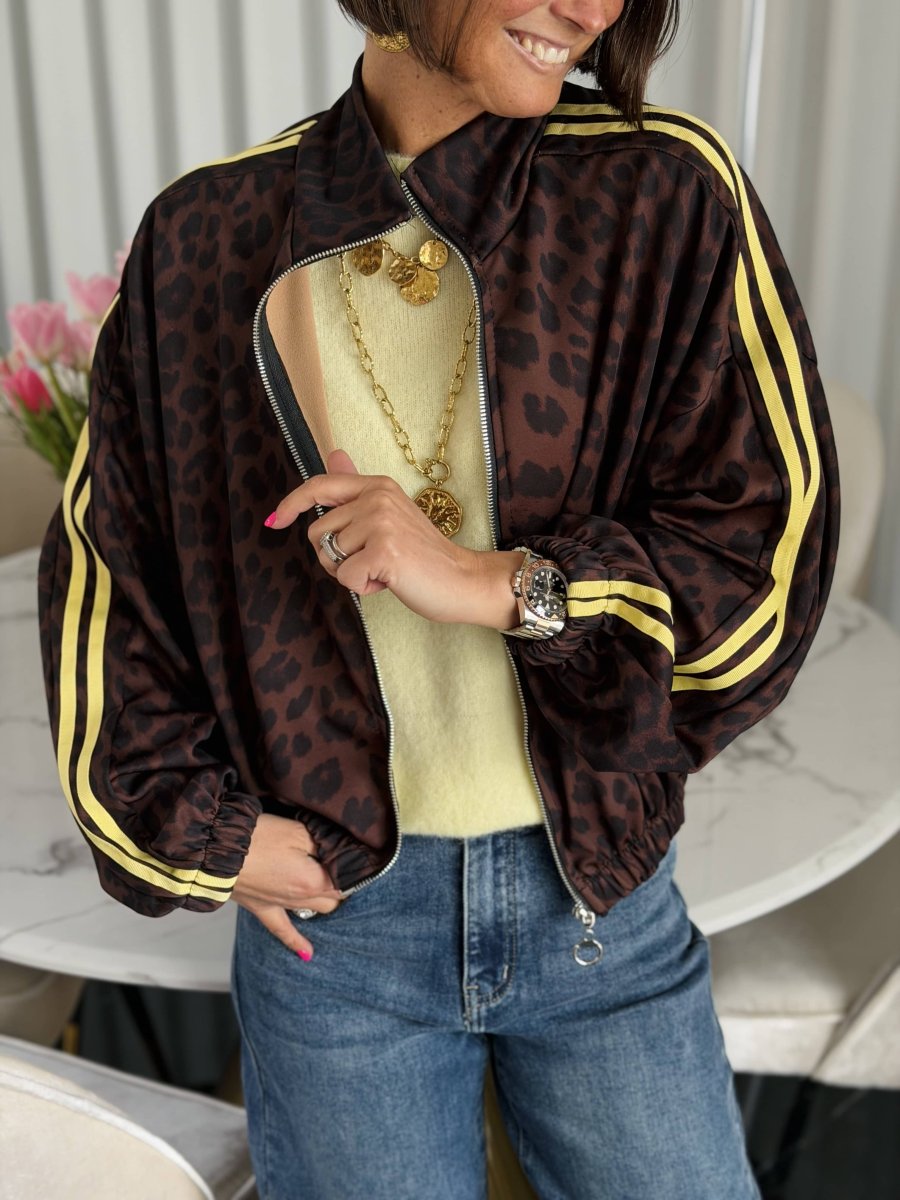 Veste KIM Léopard Jaune – Image 9