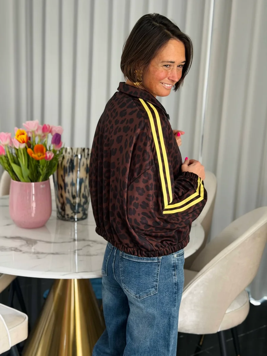 Veste KIM Léopard Jaune – Image 8