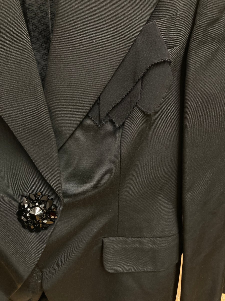 Veston noir luisant ESCADA – Image 4