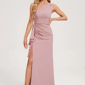 Robe Sirène Rose Poudré Grande Taille