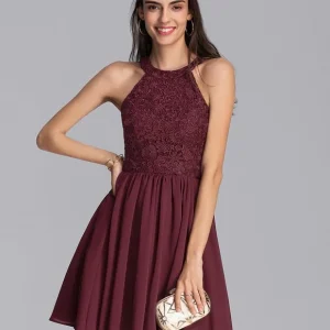 Robe De Bal À Volants Marine