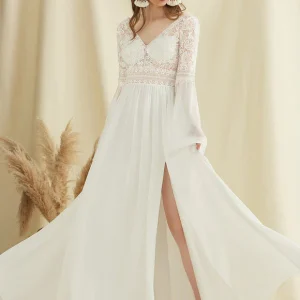 Robes De Mariee Boheme Dentelle