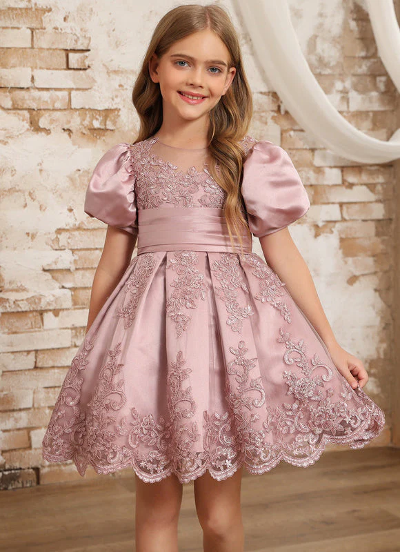 Robe Charleston Rose Poudré – Image 4