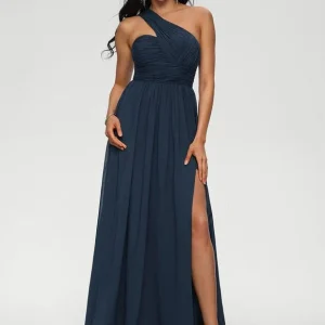Robe De Bal Asymétrique Fluide
