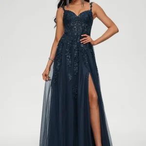 Robe De Bal Tulle Azur