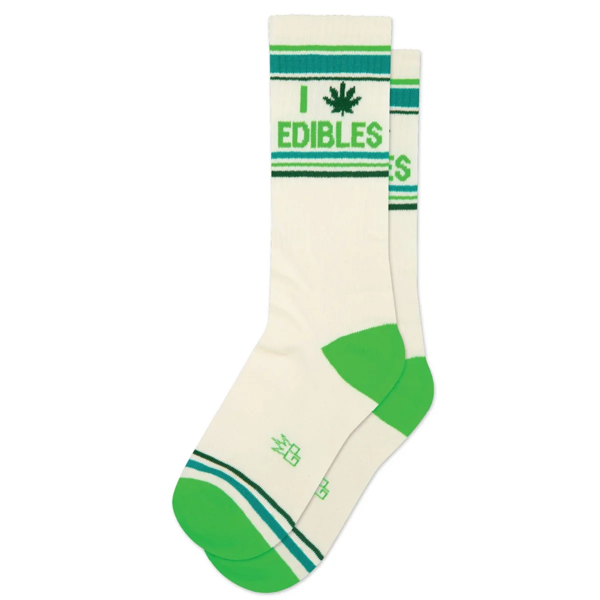 Chaussettes de Sport "I 💚 Edibles" – Image 2