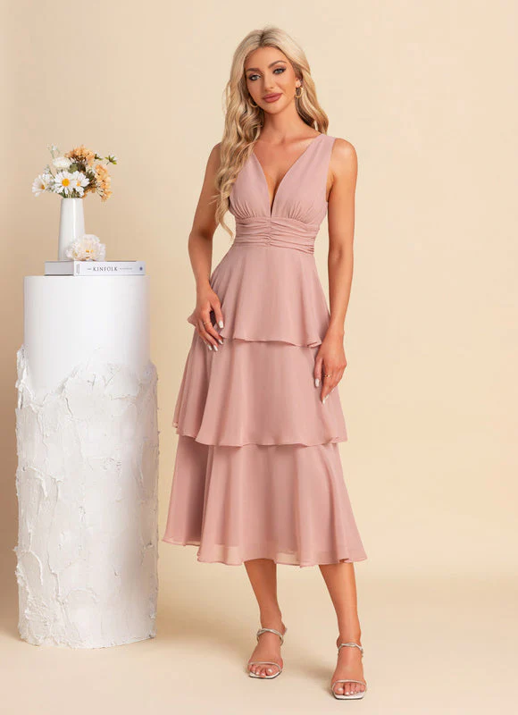 Robe Vintage Rose Poudré – Image 5