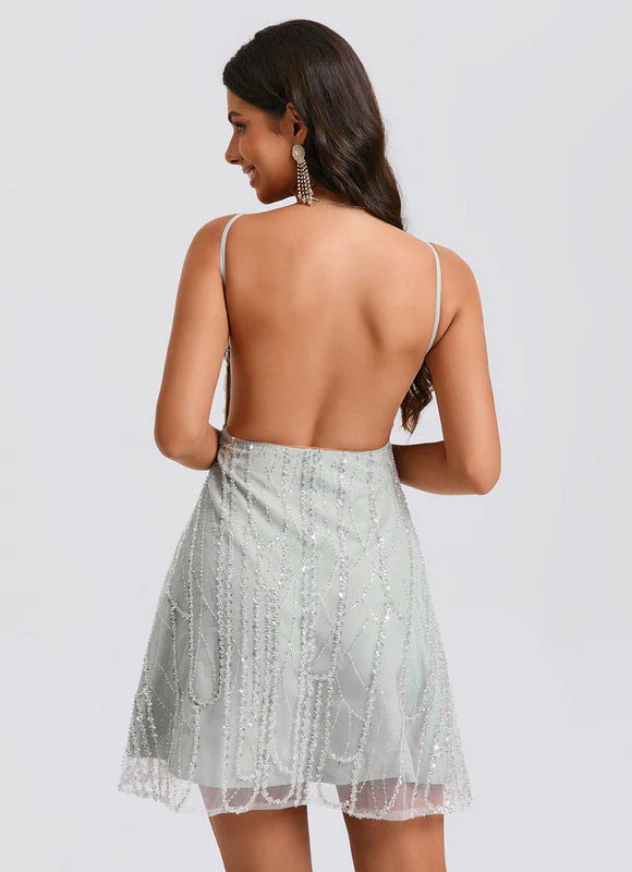 Robe Bal De Promo Paillette – Image 3