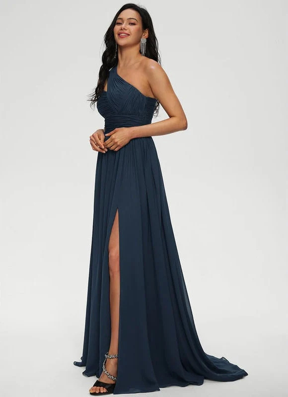 Robe De Bal Asymétrique Fluide – Image 4