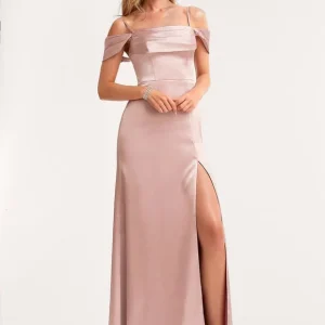 Robe Rose Poudré Dos Nu