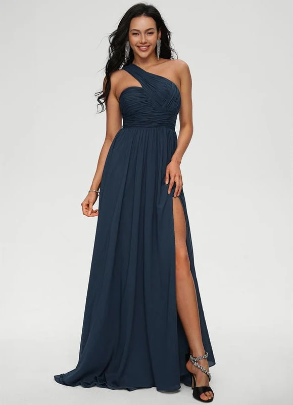 Robe De Bal Asymétrique Fluide – Image 5