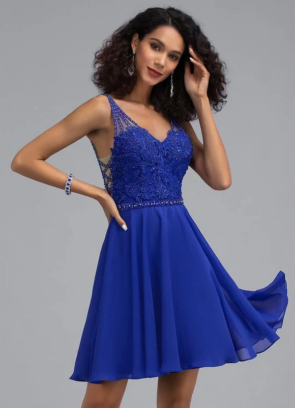 Robe De Bal Bleu Poudré Chic – Image 9