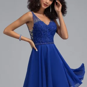 Robe De Bal Bleu Poudré Chic