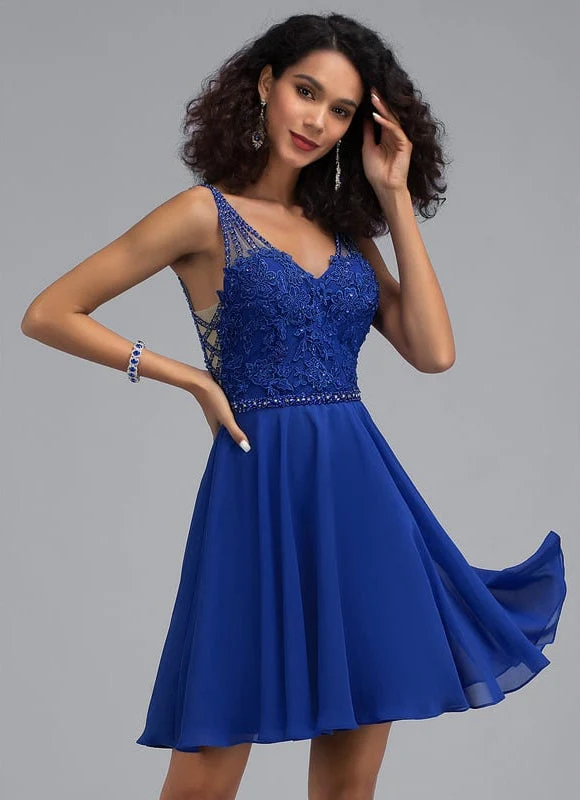 Robe De Bal Bleu Poudré Chic – Image 2