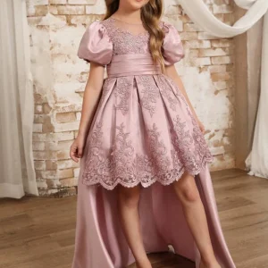 Robe Charleston Rose Poudré