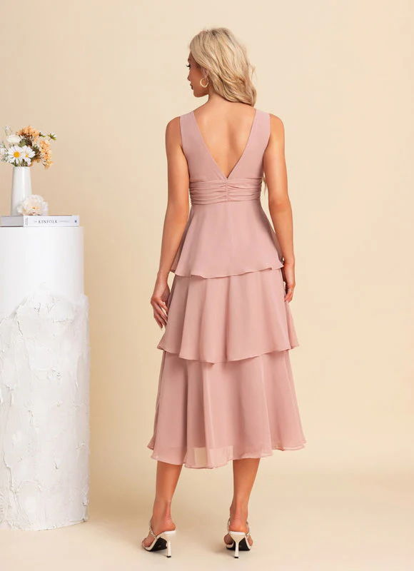 Robe Vintage Rose Poudré – Image 4