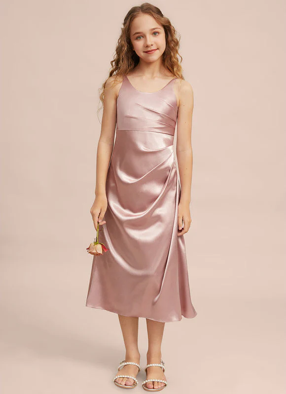 Robe Lin Rose Poudré – Image 4