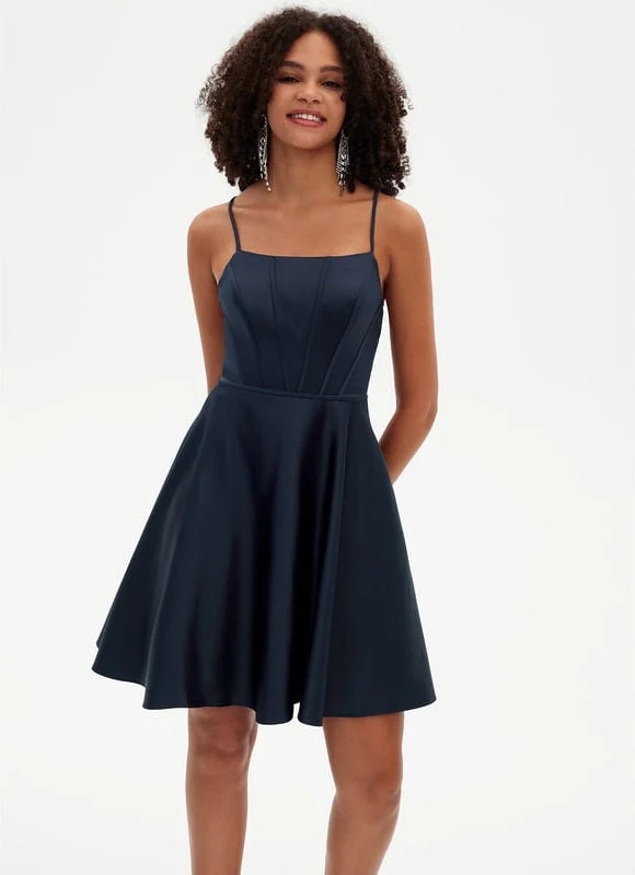 Robe De Bal De Bal En Satin Rose – Image 2