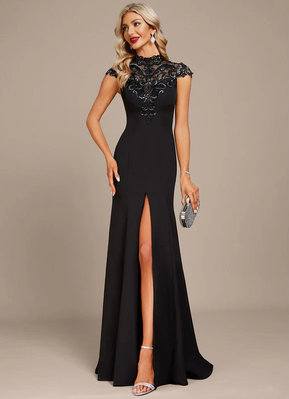 Robe Fourreau Élégante À Fente – Image 4