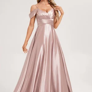 Robe Rose Poudré Dos Nu