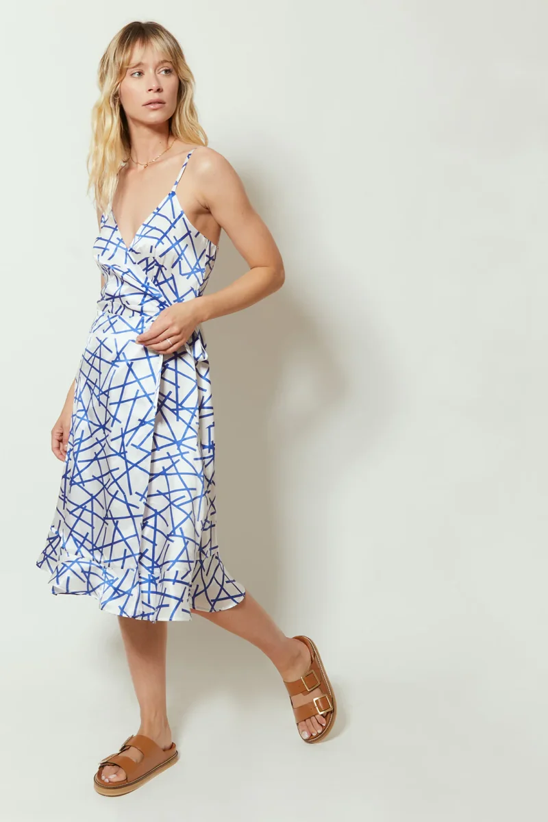 Robe Portefeuille Clémence- Motif Graphique – Image 5