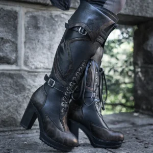 Bottes Blacktide Talons Hauts Femme