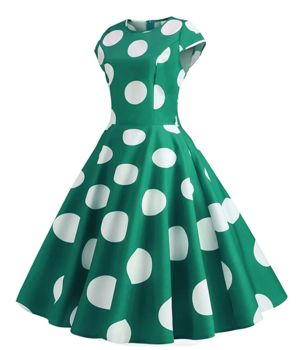 Robe Rockabilly Verte – Image 3