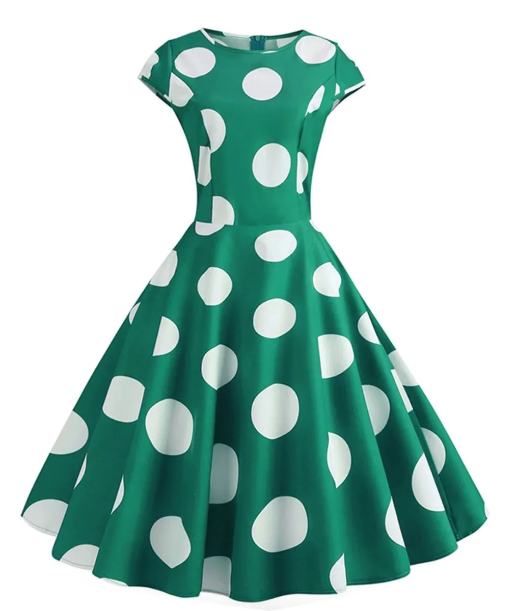 Robe Rockabilly Verte – Image 2