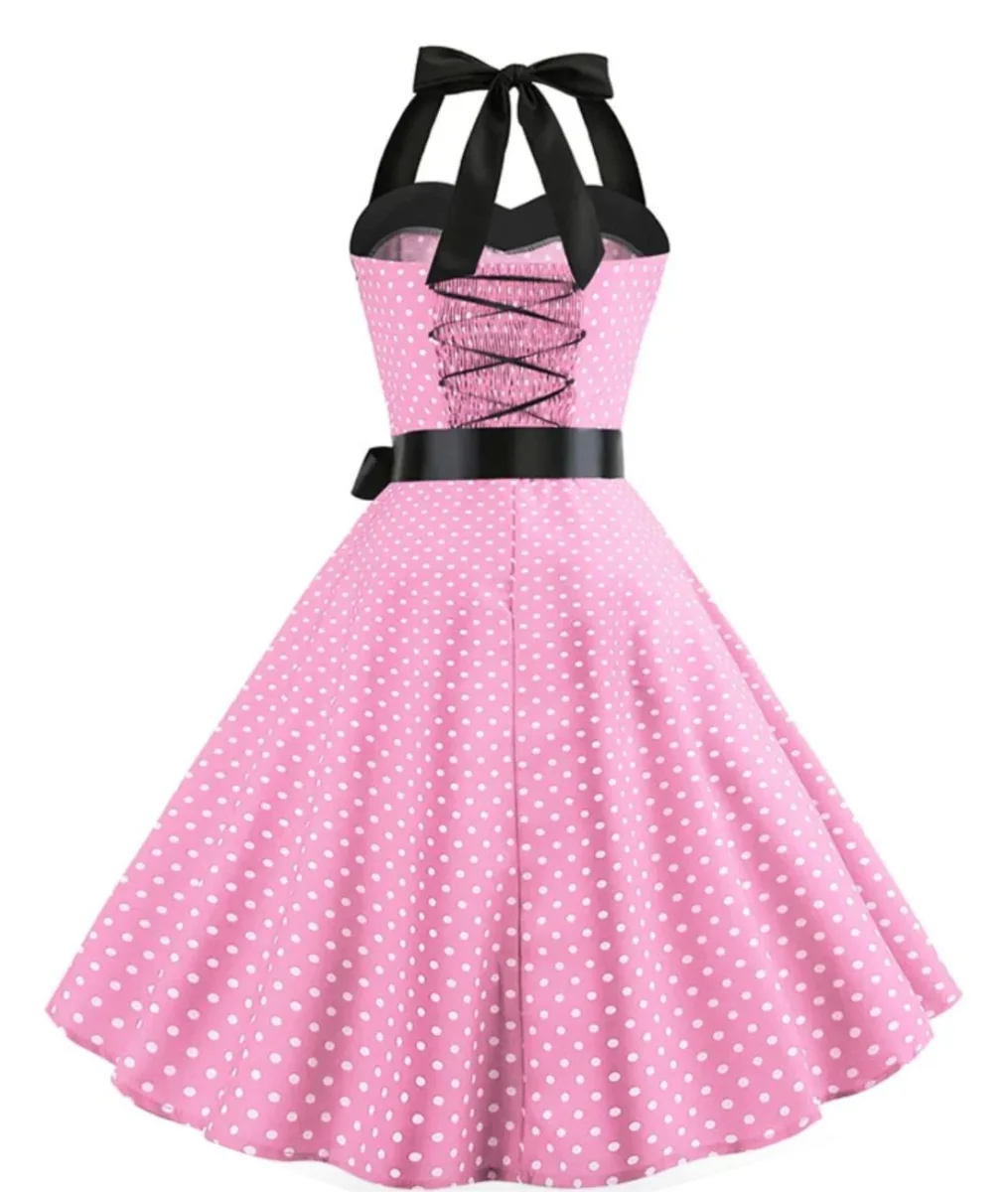 Robe Rose Année 50 – Image 4