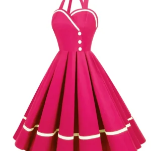 Robe Rose Des Années 50