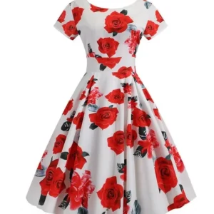 Robe Style Vestimentaire Années 50 Femme