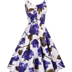 Robe Trapèze Courte Année 60