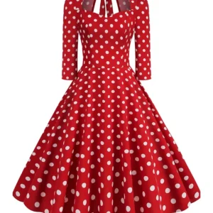 Robe Vintage Année 50 Grande Taille Rayures