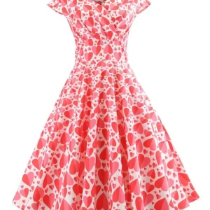 Robe Vintage Année 50 Rose