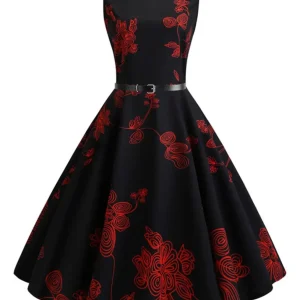 Robe Vintage Année 60 Fleurs