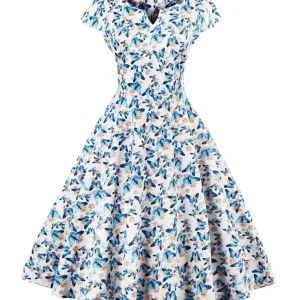 Robe Vintage Pin Up Papillon